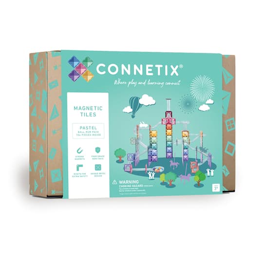 Connetix® Pastel Ball Run Magnetic Tiles Kit